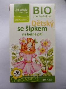 BIO dětský čaj se šípkem 20x2g