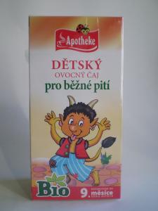 Dětský čaj ovocný BIO - čertík  20x2g