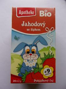 BIO Jahodový čaj se šípkem porc. 40g