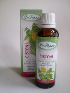 Bylinné kapky čištění 50ml