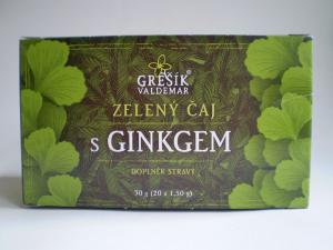 Zelený čaj s ginkgem  20x1,5g